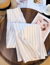Pantaloni Donna Palazzo Righe