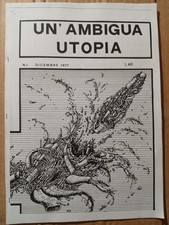 Un'Ambigua Utopia n. 1 - storica fanzine - ristampa anastatica