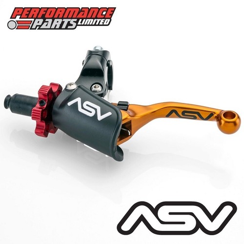 Leva frizione corta arancione