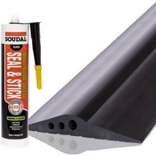 Porta Garage Guarnizione Anti Spiffero Gummischwelle Bodendichtung IN Gomma