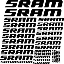 Adatto agli adesivi decalcomania vinile SRAM foglio telaio bicicletta ciclo bici