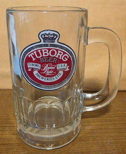 Tazza bicchiere birra tuborg - bicchiere,