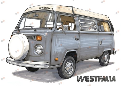 Volkswagen westfalia cuadro - westfalia,
