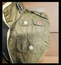 Barbour Navigation Ladies Waxed Jacket Size 10 Olive Green AK253