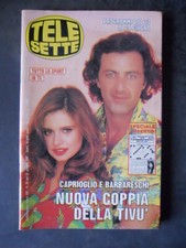 TELESETTE 26 1991 Caprioglio Barbareschi Raffaella Carrà Susanna Messaggio [G775