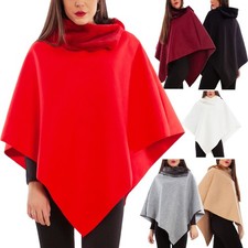 Mantella donna poncho panno