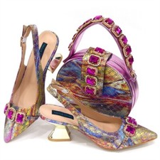 Set Scarpe Moda Lusso E Borsa