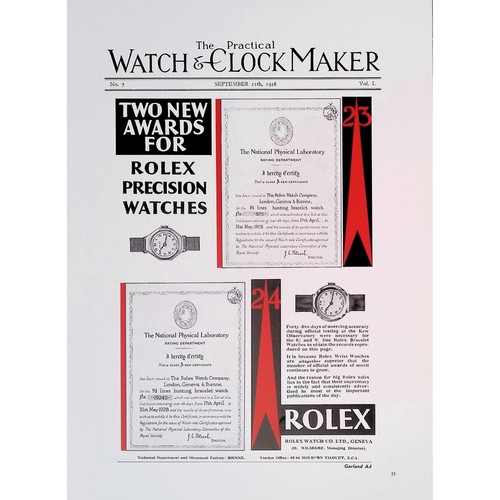 Rolex precision watch awards - precision,