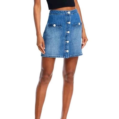 Minigonna agence kris denim - l'agence,