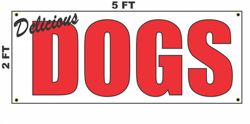 Insegna striscione cani nuova - striscione,