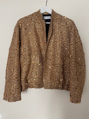 Giacca oro zara bomber - bomber, con