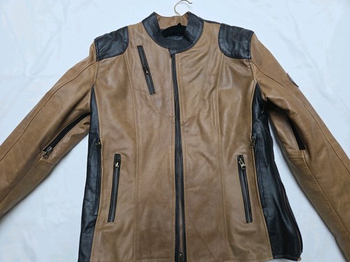Giacca pelle marrone