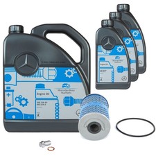BOSCH Filtro Olio 8 L Mercedes ORIGINAL Olio 5W-40 229.5 Per Mercedes SL 280