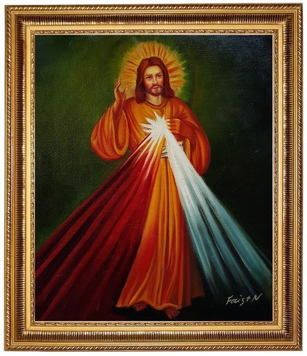 Quadro olio gesù - quadro,
