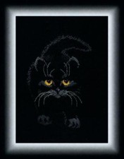 Kit ricamo punto croce "gatto
