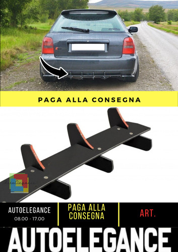 ⭐Diffusore posteriore nero