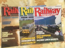 3 x RAILWAY MAGAZINE - Steam