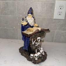 Statua Avery Creation Leggende Medievali Merlino Resina 2000