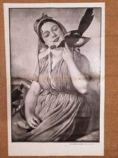 La gazza ladra Quadro o composizione di E. Blaas Stampa enorme del 1931