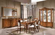 SALA DA PRANZO IN LEGNO NOCE