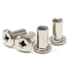 Dado rivetto acciaio nichelato