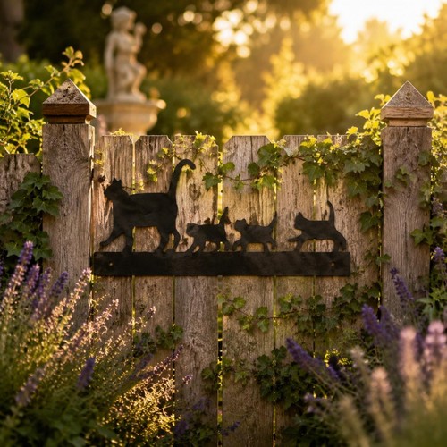 Decorazione gatto mamma - gatto, e