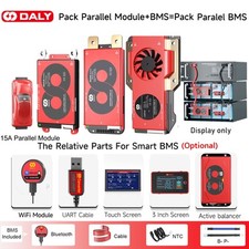 Confezione Batteria Daly BMS 4S-16S 100A-500A LiFePo4 15A Current Balance Parallel BMS