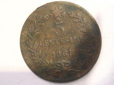moneta da 5 centesimi 1861 bologna RARA