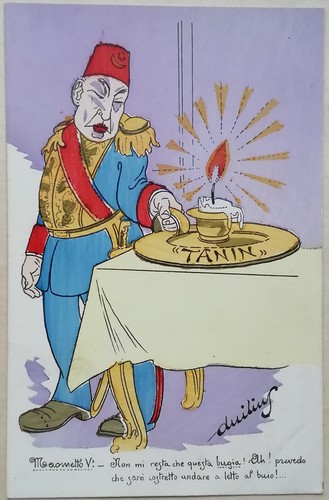 Cartolina impero ottomano - impero,