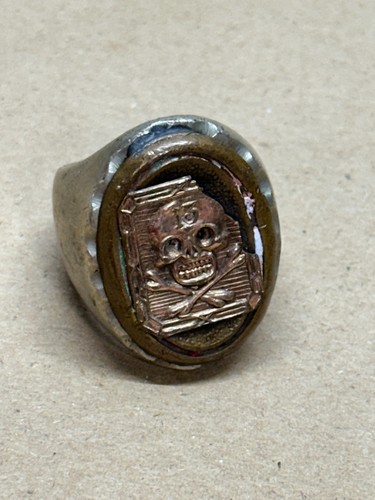 Anello biker messicano vintage