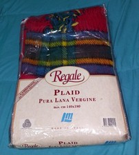 Plaid in pura lana vergine con