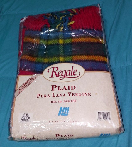 Plaid pura lana vergine con - pura,