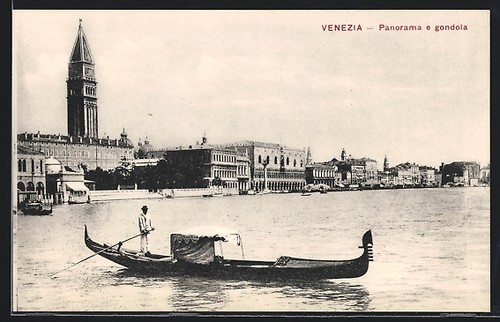 Cartolina venezia panorama e - cartolina,