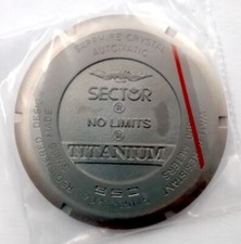 Sector No Limits Titanium 950 tapa 5240626005 for 2623295145 case back cover NOS