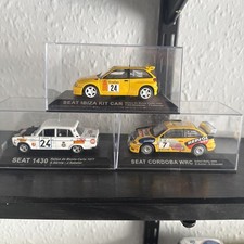 3 x 1/43 Scale Seat Rally Cars