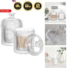 Qtip Holder Barattoli in Vetro