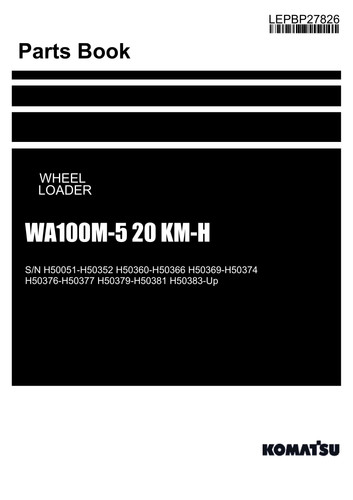 Manuale catalogo ricambi pala