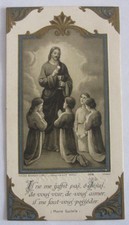 canivet santino holy card