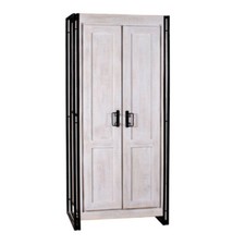 ARMADIO 2 ANTE LEGNO E METALLO