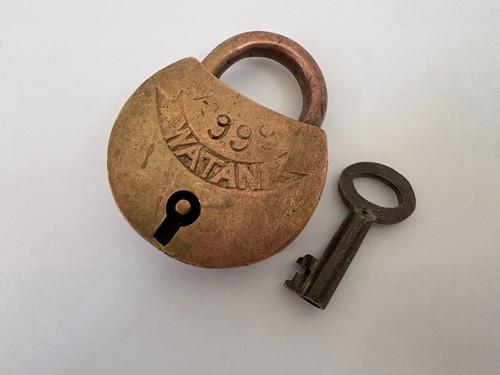 Lucchetto vintage ottone - vintage, in