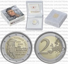 VATICANO  - 2 EURO 2020 - V° CENTENARIO DELLA MORTE DI RAFFAELLO - PROOF