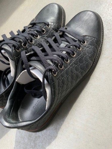 Sneakers gucci pelle nera - in,