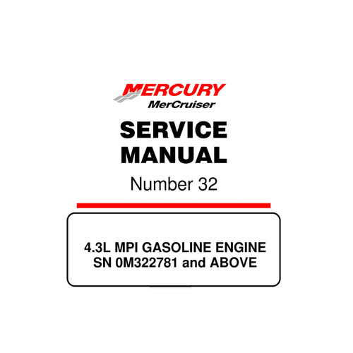 Mercury mercruiser 4 - 32, 3l
