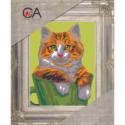 Kit punto arazzo timbrato - , cda