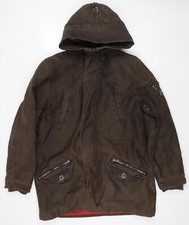 Giacca parka uomo marrone