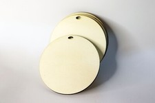 10x cechio in legno grezzo 5cm