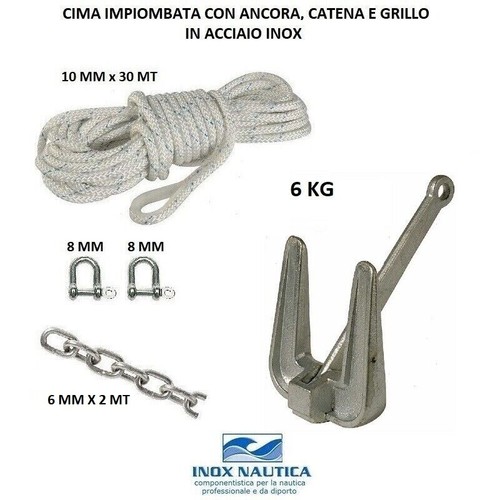 Kit ormeggio barca cima - ormeggio,