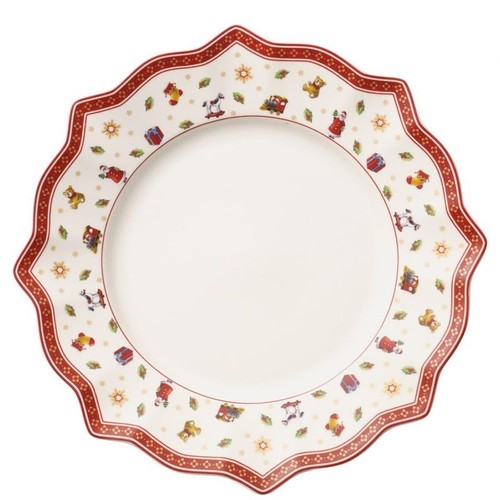 Piatto piano bianco del natale - bianco,