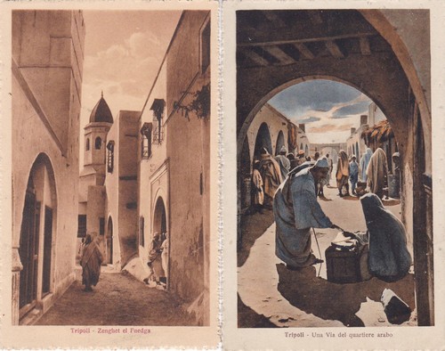 Libia due cartoline - libia, (b4774)