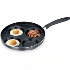 Tescoma 594244 Padella Quattro Cerchi Antiaderente, Per Cucinare Pancake, Uova E